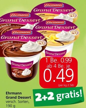 Spar Grand dessert Angebot