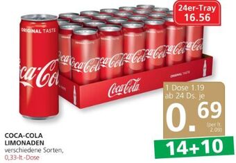 SPAR Gourmet Coca cola limonade Angebot