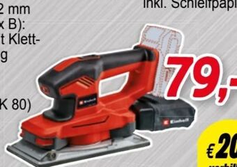 Zgonc Akku-vibrationsschleifer te-os 18/230 li solo Angebot