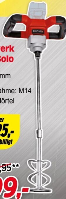 Zgonc Elektronik-akku-rührwerk te-mx 18 li-solo Angebot