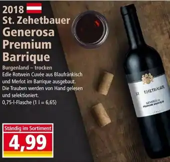 Norma 2018 St. Zehetbauer Generosa Premium Barrique Angebot