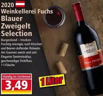 Norma 2020 Weinkellerei Fuchs Blauer Zweigelt Selection 1 Liter Angebot