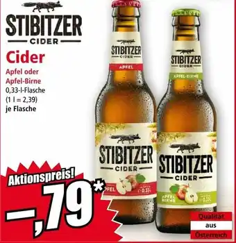 Norma Stibitzer Cider Angebot