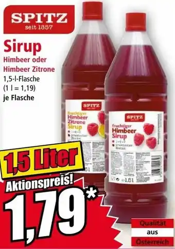 Norma Spitz Sirup 1,5 Liter Angebot
