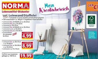 Norma Leinwand/Staffelei Angebot