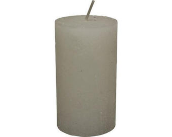 Hornbach Stumpenkerze rustic ø 6,8 h 12 cm weiß Angebot