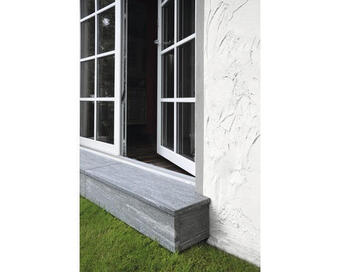Hornbach Flairstone setzstufe arctic gneis grau beide kurze seiten geschliffen und gefast 114 x 15 cm Angebot