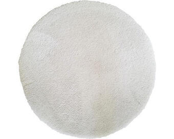 Teppich shaggy wellness beige rund ø 80 cm