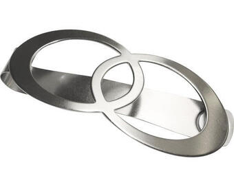 Hornbach Raffspange infinity edelstahl-optik 13,5x5,5 cm Angebot