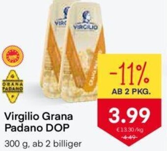 MPreis Virgilio Grana Padano DOP 300g Angebot