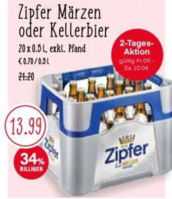 MPreis Zipfer Märzen Oder Kellerbier Angebot