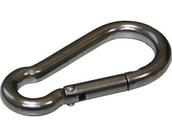 Hornbach Feuerwehr-karabiner 4x40 mm a4 edelstahl, 100 stück Angebot