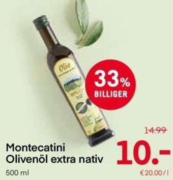 MPreis Montecatini Olivenöl Extra Nativ 500ml Angebot