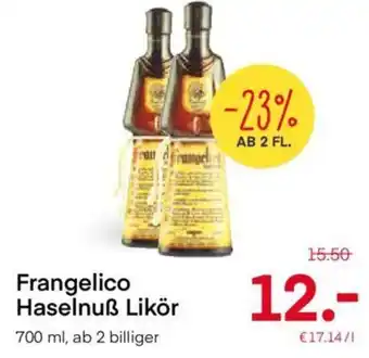 MPreis Frangelico Haselnuß Likör 700ml Angebot