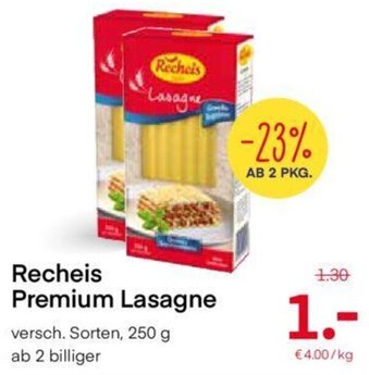 MPreis Recheis Premium Lasagne 250g Angebot