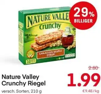 MPreis Nature Valley Crunchy Riegel 210g Angebot