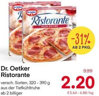MPreis Dr.Oetker Ristorante 320-390g Angebot