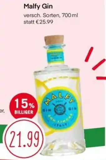 MPreis Malfy Gin 700ml Angebot