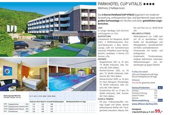 Alltours PARKHOTEL CUP VITALIS Angebot