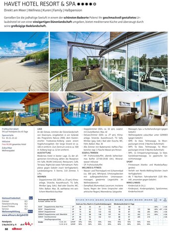 Alltours HAVET HOTEL RESORT & SPA Angebot