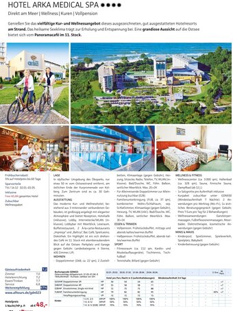 Alltours HOTEL ARKA MEDICAL SPA Angebot