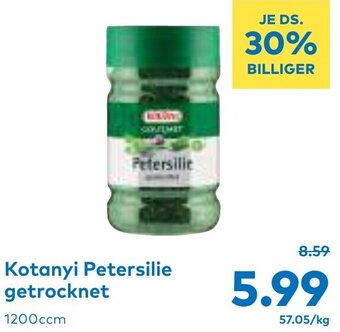 T&G Kotanyi Petersilie getrocknet 1200ccm Angebot