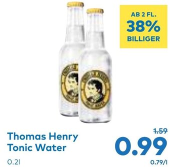 T&G Thomas Henry Tonic Water 0.2L Angebot