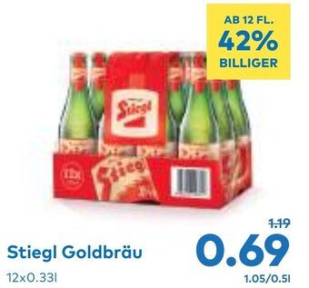 T&G Stiegl Goldbräu 12x0.33L Angebot