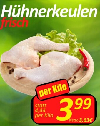 Wurstico Hühnerkeulen per Kilo Angebot