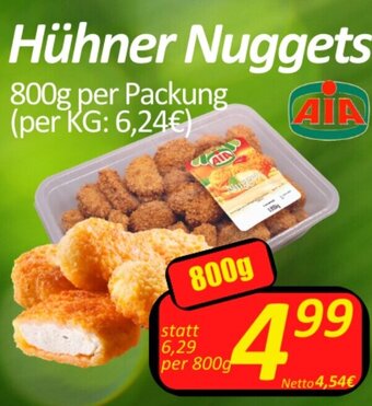 Wurstico Hühner Nuggets 800g per Packung Angebot