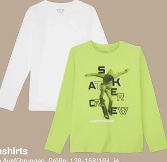 KiK Kinder langarmshirts Angebot