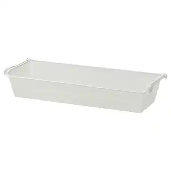 IKEA Komplement netzdrahtkorb mit auszugschiene, weiß, 100x35 cm Angebot