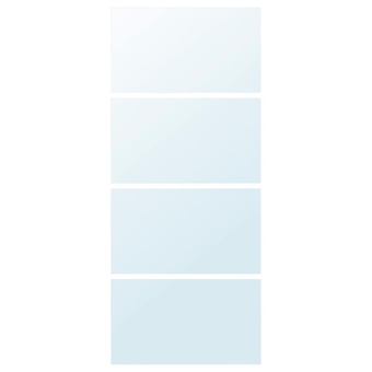 IKEA Auli 4 paneele f schiebetürrahmen, spiegelglas, 100x236 cm Angebot
