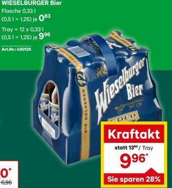 Lagerhaus Graz Land WIESELBURGER Bier Flasche 0,33 I Angebot