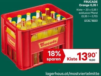 FRUCADE Orange 0,35 I Kiste = 20 x 0,35 L