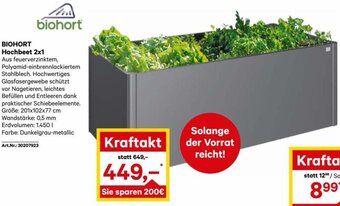 BIOHORT Hochbeet 2x1