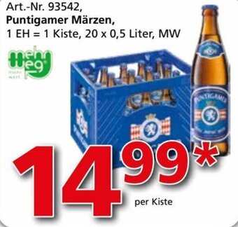 Lagerhaus Graz Land Puntigamer Märzen 20 x 0,5 Liter Angebot