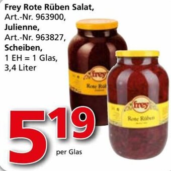 Lagerhaus Graz Land Frey Rote Rüben Salat, Art.-Nr. 963900, Julienne, Art.-Nr. 963827, Scheiben, Angebot