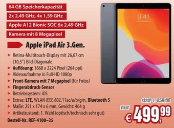 Pearl Apple iPad Air 3.Gen. Angebot