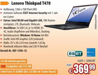 Pearl Lenovo Thinkpad T470 Angebot