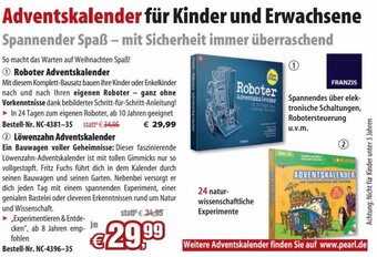 Pearl Adventskalender für Kinder und Erwachsene Angebot