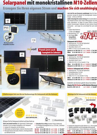Pearl Solarpanel mit monokristallinen M10-Zellen Angebot