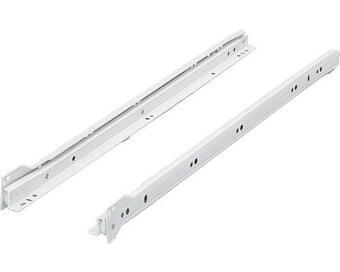 Hornbach Rollschubführung teilauszug 250 mm, weiß, 1 paar Angebot