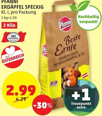 PENNY PFANNI ERDÄPFEL SPECKIG Angebot