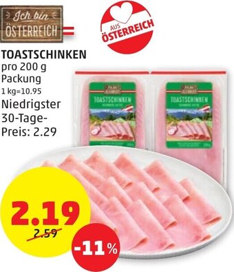 PENNY TOASTSCHINKEN Angebot