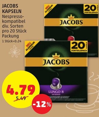PENNY JACOBS KAPSELN Angebot
