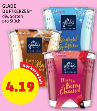 PENNY GLADE DUFTKERZEN div. Sorten pro Stück Angebot