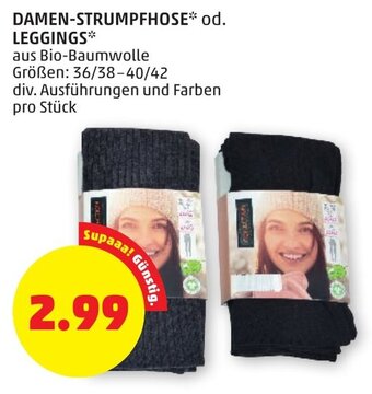 PENNY DAMEN-STRUMPFHOSE od. LEGGINGS Angebot