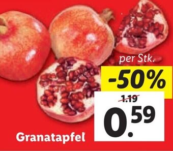 Lidl Granatapfel per Stk. Angebot