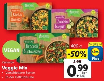 Lidl Vemondo Veggie Mix 400 g Angebot